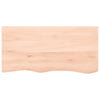 Vidaxl Washbasin Blad 100x50x (2-6) cm non trattato in legno massiccio