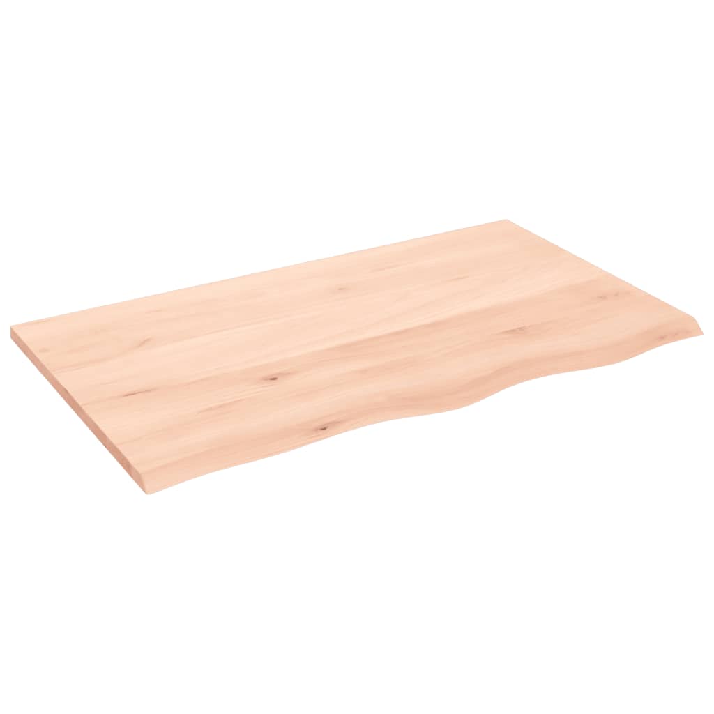 Vidaxl Washbasin tabla 100x60x2 cm de madera maciza no tratada