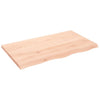 Vidaxl Washbasin Blad 100x60x (2-4) cm Legno massiccio non trattato