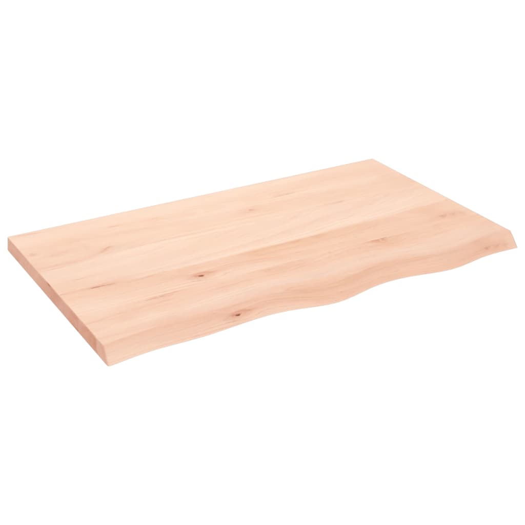 Vidaxl Washbasin Blad 100x60x (2-4) cm Legno massiccio non trattato