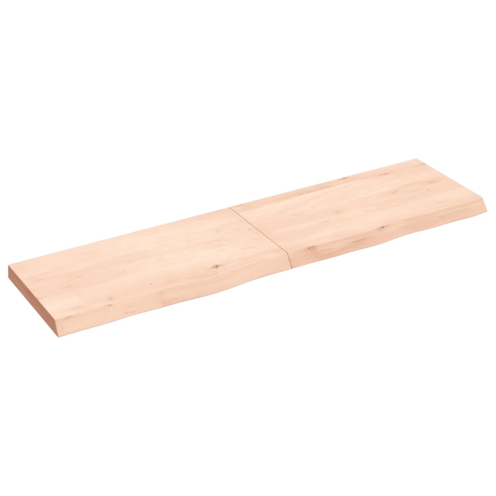 Vidaxl Washbasin Sheet 120x30x (2-4) CM Madera sólida no tratada