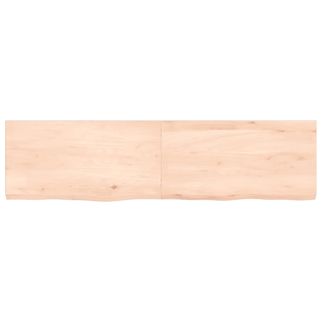 Vidaxl Washbasin Sheet 120x30x (2-4) CM Madera sólida no tratada