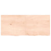 Vidaxl wastafelblad 140x60x(2-4) cm onbehandeld massief hout