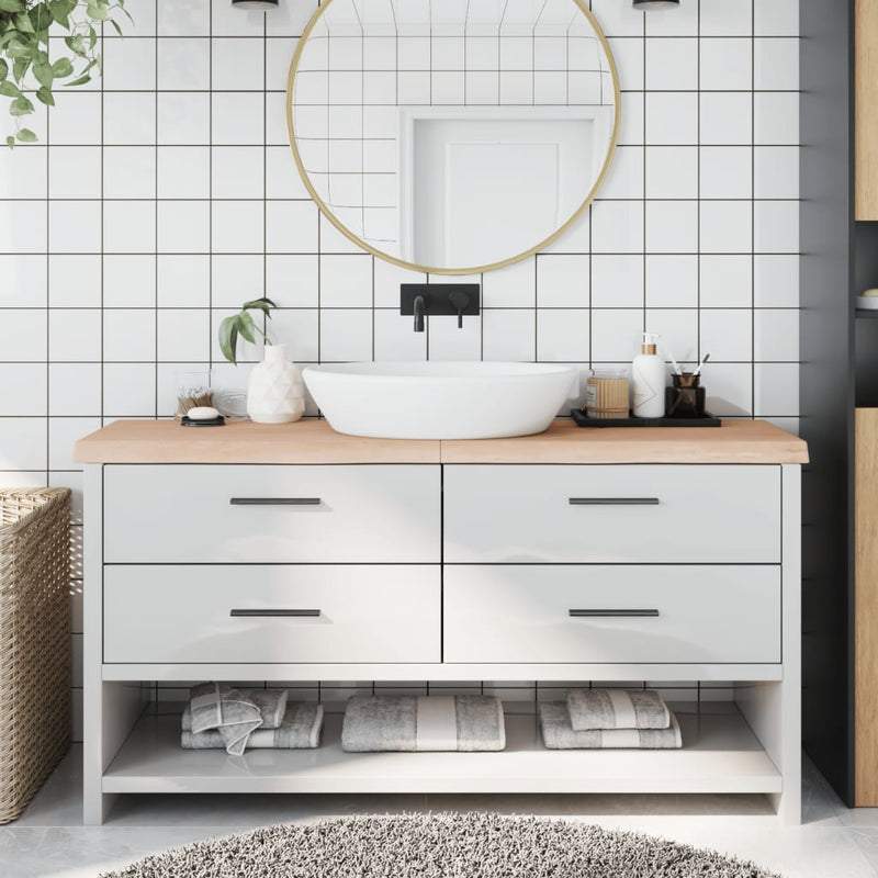 Vidaxl Washbasin Sheet 160x30x (2-6) CM Madera maciza no tratada