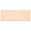 Vidaxl wastafelblad 160x60x(2-6) cm onbehandeld massief hout