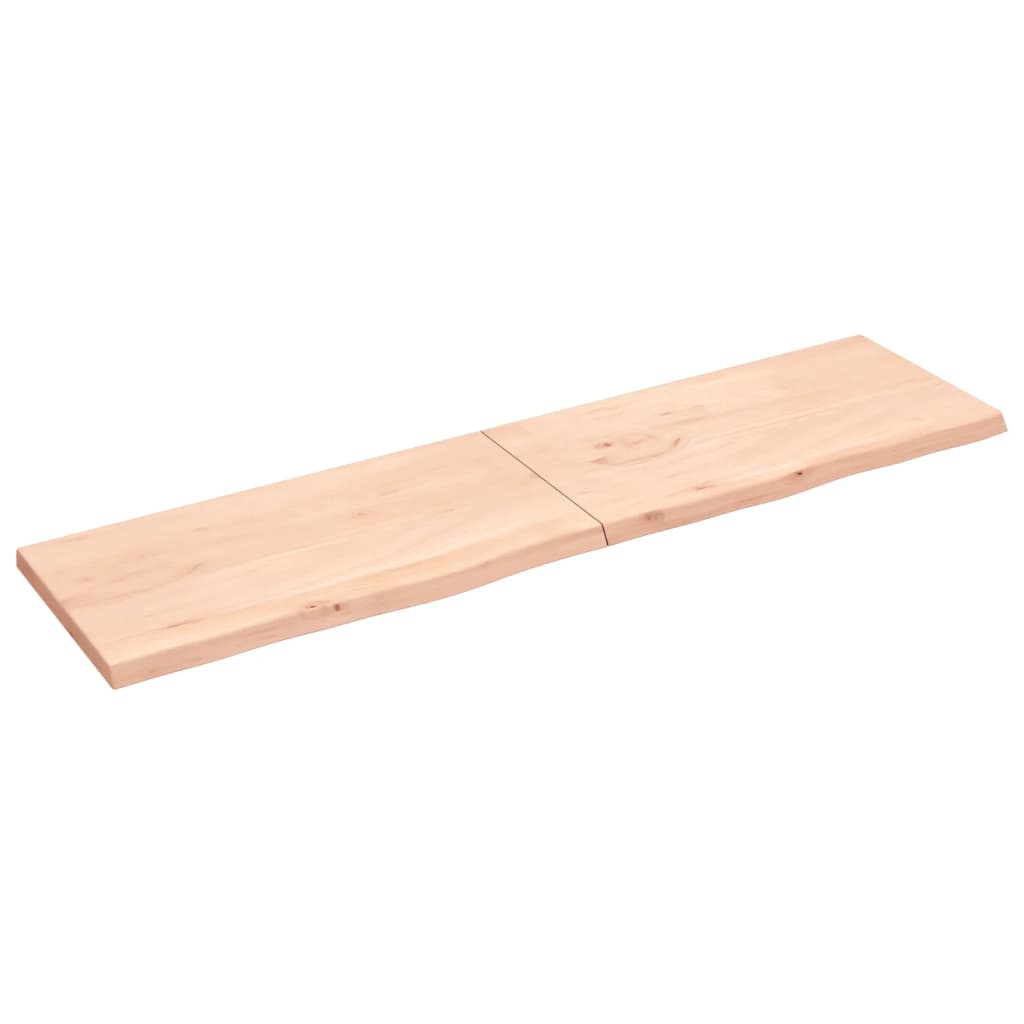 Vidaxl Washbasin Sheet 200x50x (2-4) CM Madera maciza no tratada