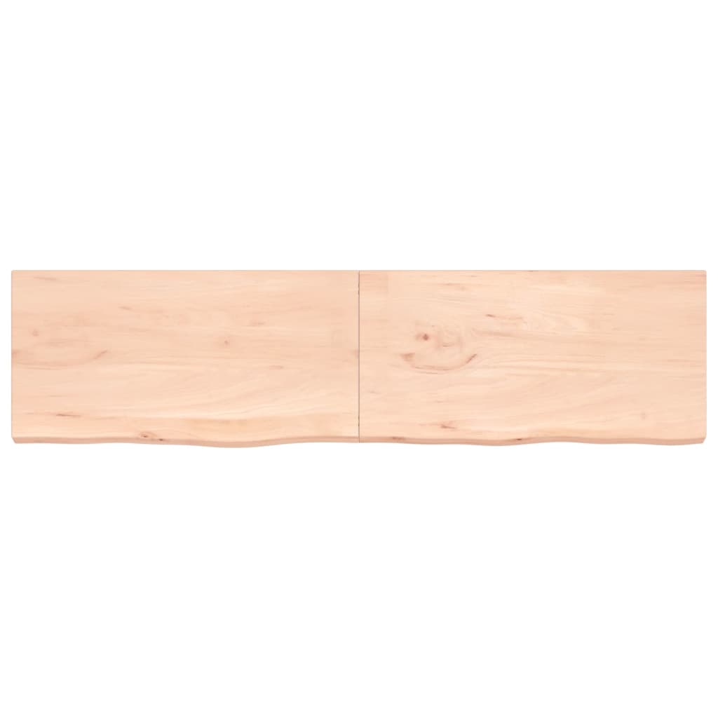 Vidaxl Washbasin Sheet 200x50x (2-4) CM Madera maciza no tratada