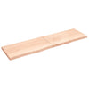 VIDAXL SCHEDA DI BASHBASIN 220X60X (2-6) cm Legno massiccio non trattato