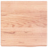 Vidaxl Washbasin Tabella 40x40x (2-4) cm Trattato in legno massiccio marrone chiaro