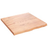 VIDAXL Sheebasin Sheet 60x60x (2-4) cm Trattato in legno massiccio marrone chiaro
