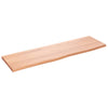 Vidaxl Washbasin Tabella 100x30x2 cm Trattato in legno massiccio marrone chiaro