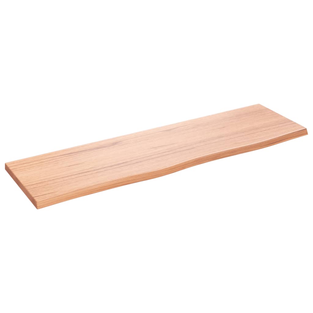 Vidaxl Washbasin Tabella 100x30x2 cm Trattato in legno massiccio marrone chiaro