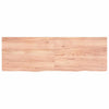 VIDAXL SCHEDA DI BASHBASIN 120X40X (2-4) CM Trattato in legno massiccio marrone chiaro