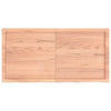 Vidaxl Washbasin Sheet 120x60x (2-6) cm trattato in legno massiccio marrone chiaro