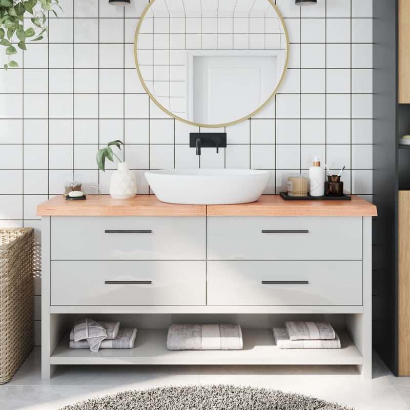 VIDAXL Sheebasin Sheet 160x30x (2-6) cm trattato in legno massiccio chiaro