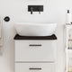 Vidaxl Washbasin tabla 40x30x2 cm de madera maciza tratada marrón oscuro