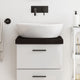 Vidaxl Washbasin Tabla 40x30x (2-6) CM Mada maciza tratada marrón oscuro