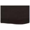 VIDAXL Sheebasin Sheet 60x50x (2-4) cm Trattato in legno massiccio scuro