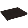 VIDAXL Sheebasin Sheet 60x60x (2-4) cm Trattato in legno massiccio marrone scuro
