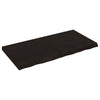 Vidaxl Washbasin Sheet 120x60x (2-6) cm Trattato in legno massiccio marrone scuro