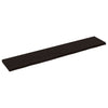 Vidaxl wastafelblad 160x30x(2-4) cm behandeld massief hout donkerbruin