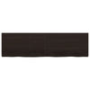 Vidaxl Sheetbasin Sheet 180x50x (2-6) cm Trattato in legno massiccio marrone scuro