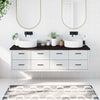 Vidaxl Sheetbasin Sheet 180x60x (2-4) cm Trattato in legno massiccio marrone scuro