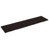 Vidaxl Washbasin Sheet 200x50x (2-4) cm trattato in legno massiccio scuro