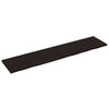 Vidaxl Washbasin Sheet 220x50x (2-4) CM Mada maciza tratada marrón oscuro