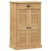 Gabinete de zapatos Vidaxl Vigo 60x35x96 cm de pino sólido