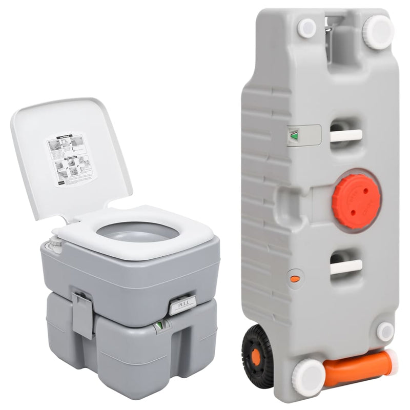 Vidaxl Camping WC e serbatoio dell'acqua Portable