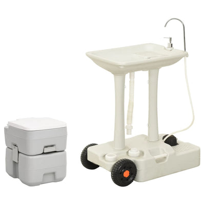 Vidaxl Camping Wathid y Washbasin Portable