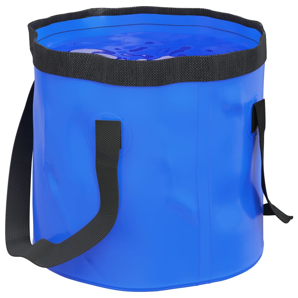 Vidaxl EMMERS 2 pezzi pieghevole 20 l PVC blu