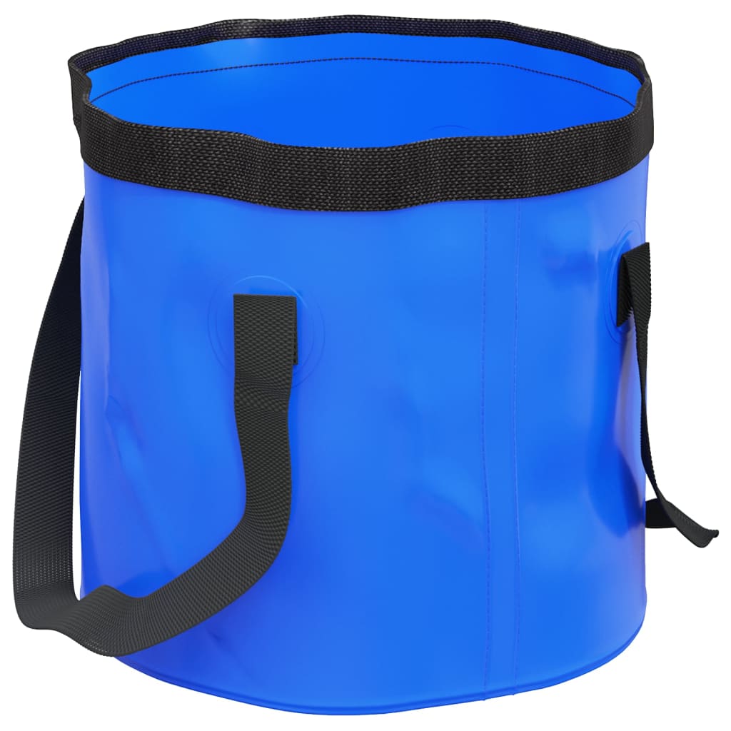 Vidaxl EMMERS 2 pezzi pieghevole da 30 L blu in PVC