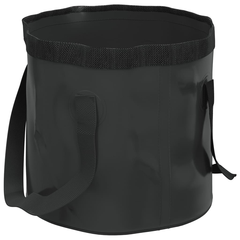 Vidaxl Emmers 2 pcs folding 20 L PVC Black