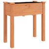 Fioriera Vidaxx su ruote 71x37x80 cm in legno di pino massiccio