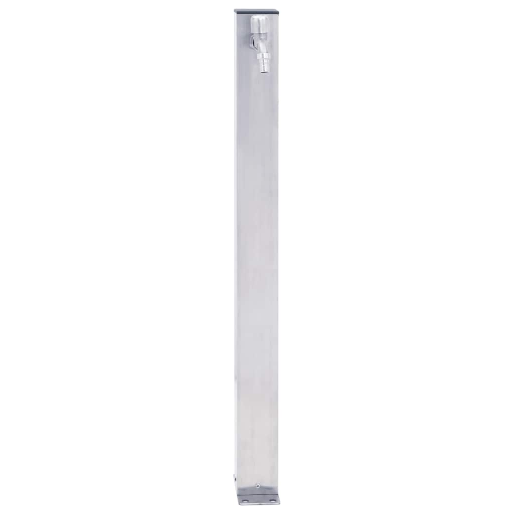 Colonna d'acqua Vidaxl quadrata da 40 cm in acciaio inossidabile