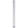 Columna de agua Vidaxl cuadrado 60 cm de acero inoxidable