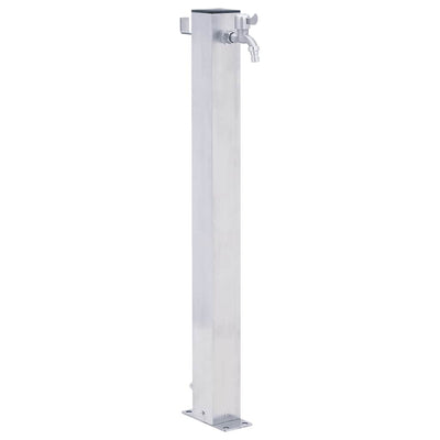Colonna d'acqua Vidaxl quadrata in acciaio inossidabile da 80 cm