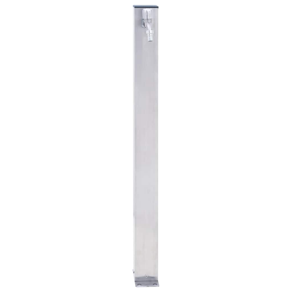Colonna d'acqua Vidaxl quadrata in acciaio inossidabile da 80 cm