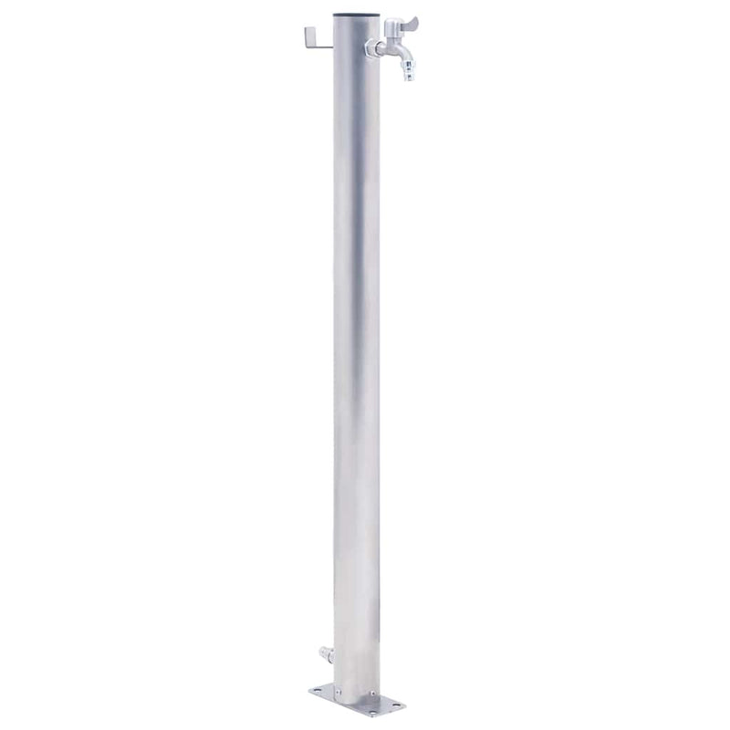 Colonna d'acqua Vidaxl da 100 cm in acciaio inossidabile