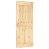 Vidaxl deur narvik 90x210 cm massief grenenhout