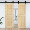 Vidaxl deur narvik 70x210 cm massief grenenhout