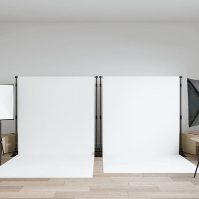 Vidaxl Sfaltamento sta 2 ST 254x243 cm in acciaio nero