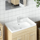 VidaXL Washbasin Rectangular 91.5x48x23 cm Ceramic White