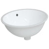 Vidaxl Washbasin Oval 47x39x21 cm bianco ceramico
