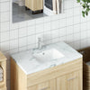 Vidaxl Washbasin Rectangular 30.5x27x14 CM Ceramic White