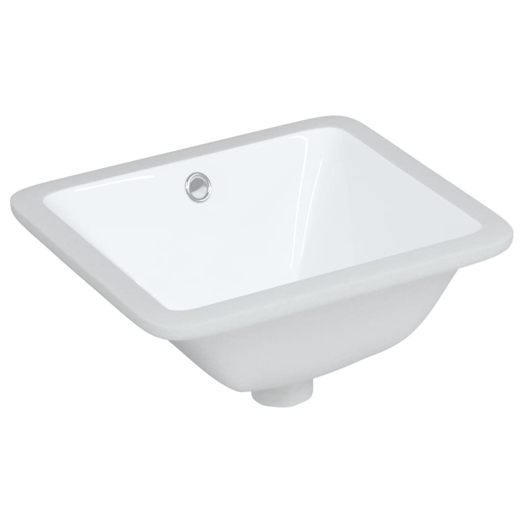 Vidaxl Washbasin Rectangular 36.5x32x15.5 cm bianco ceramico