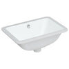 Vidaxl Washbasin Rectangular 41.5x26x18.5 cm Cerámico blanco