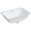 Vidaxl Washbasin Rectangular 60x40x21 cm bianco ceramico
